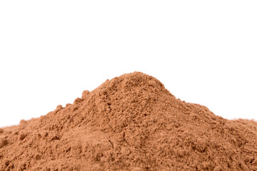 Fototapeta na wymiar cocoa powder isolated