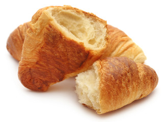 Closeup of tasty croissant