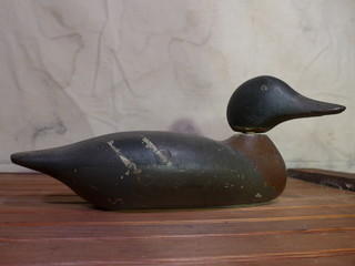 antique wooden duck decoy