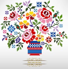 Floral background design 