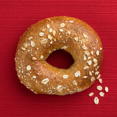 Honey Oat Bagel