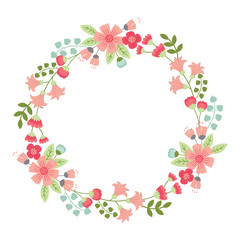 Vector Floral Wreath