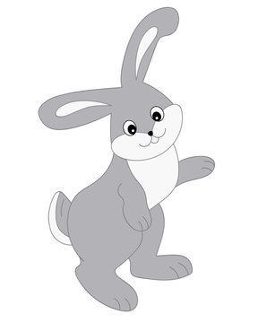 Vector Cute Cartoon Rabbit
