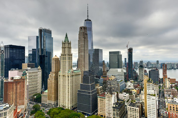 New York City Downtown Skyline