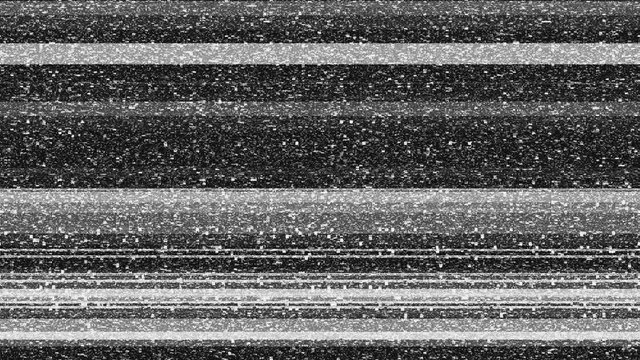 Three tv noise abstract backgrounds with glitch effect