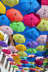 umbrellas in Agueda, Portugal