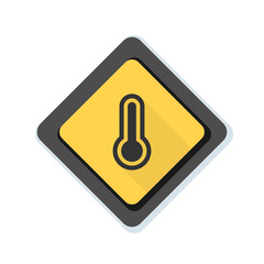 Temperature button label illustration