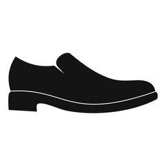 Men shoe icon vector simple