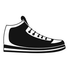 Sneakers icon vector simple