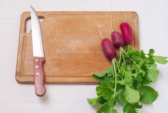 Radish And Knife