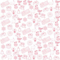 Christmas and New Year pattern