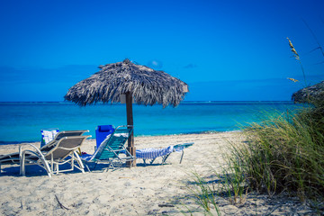 hut at grace bay beach