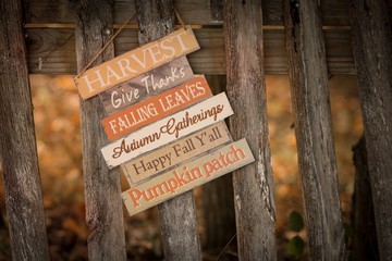 Fall Harvest Sign
