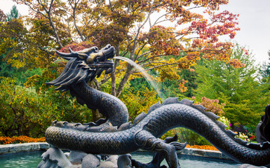 dragon fountain victoria