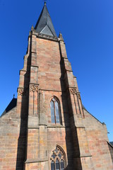Fototapeta na wymiar Lutherische Pfarrkirche St. Marien (Marburg)