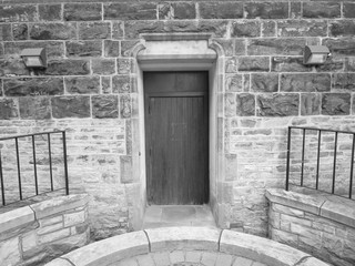 Obraz premium Scary Old Door that Leads to Horror