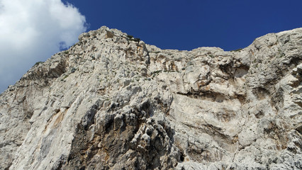 blue cave from bisevo in croatia