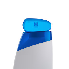 shampoo bottle side view