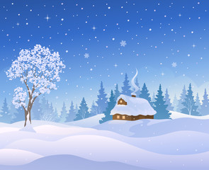 Christmas cabin