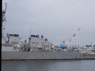 Naklejka premium 横須賀の軍艦
