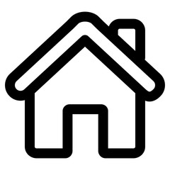 home icon on white background