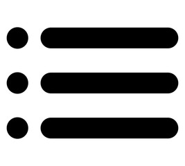 menu expand icon on white background