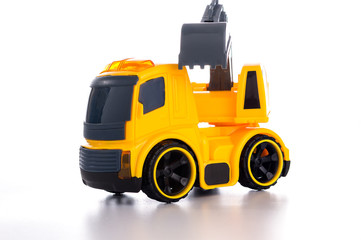 Fototapeta premium excavator toy isolated