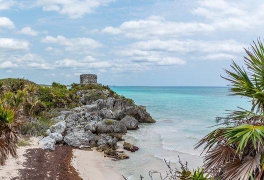 The Castle at Tulum Ruins, Quintana Roo, Mexico