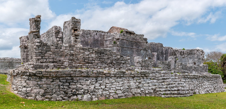 Ancient Mayan Ruins at Tulum, Quintana Roo, Mexico