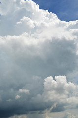 blue sky with clouds