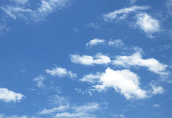 Obraz premium Blue sky with clouds.