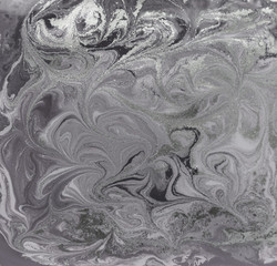 Liquid gold marbled pattern. Beige background