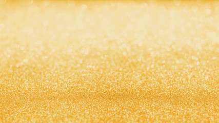Gold silver blur glitter bokeh background with blurry white sparkling light of metallic texture...
