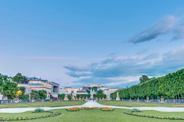 Mirabell Garden (Mirabellgarten) at Salzburg, Austria