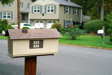 Mailbox in the residential area