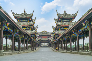 The ancient town of Sichuan Bridge
