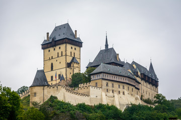 Fototapeta na wymiar Czech castle Karlstejn
