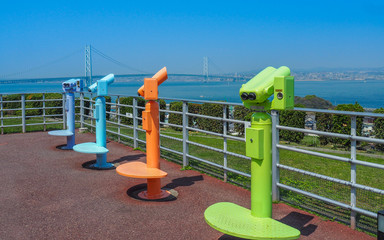 Akashi-kaikyo bridge lookout