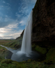 Fototapeta na wymiar Seljalandfoss waterfall, Iceland