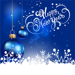 Happy New Year, Christmas abstract background