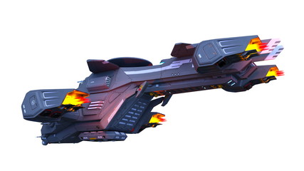 Naklejka premium 宇宙船