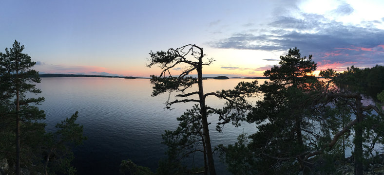 Finnish lake panorama 6
