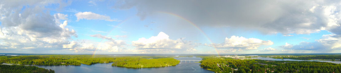 Finnish lake panorama 4