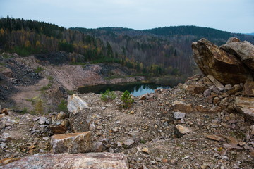 Granite open pit