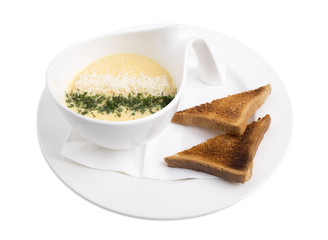 Cheese cream soup.