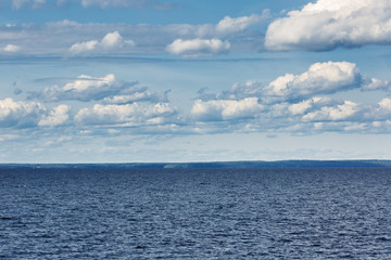 Sky with clouds over the sea