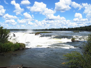 The Iguazu Falls in Puerto Iguazú, Argentina