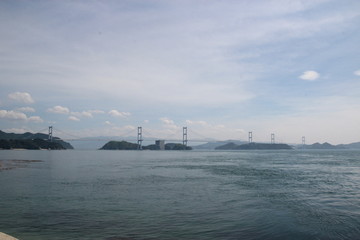 Fototapeta na wymiar 来島海峡大橋（しまなみ海道）