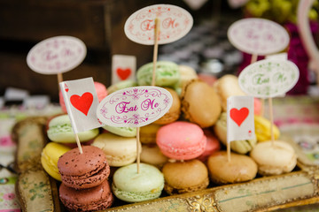 Tasty macaroon cookies