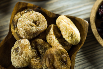 Fototapeta na wymiar Mix of dried fruits and nuts